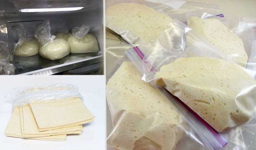 Как хранить дрожжевое тесто: сколько храниться в холодильнике в пакете и морозилке, сохранение на на несколько дней