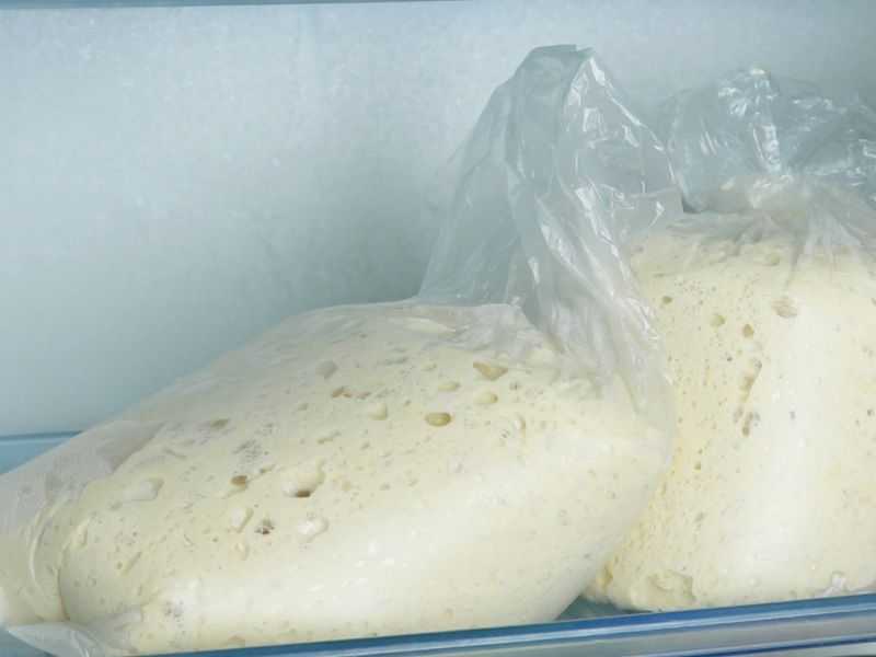 Сколько и как хранить дрожжевое тесто (в холодильнике, морозилке)