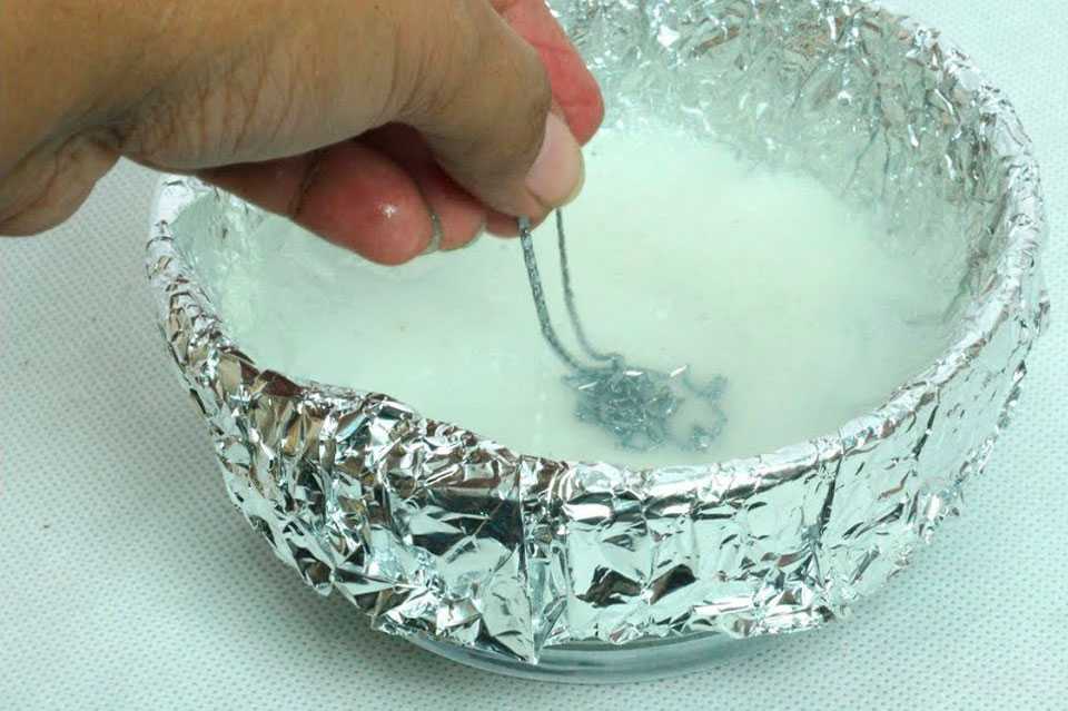 Как почистить серебро нашатырным спиртом и аммиаком