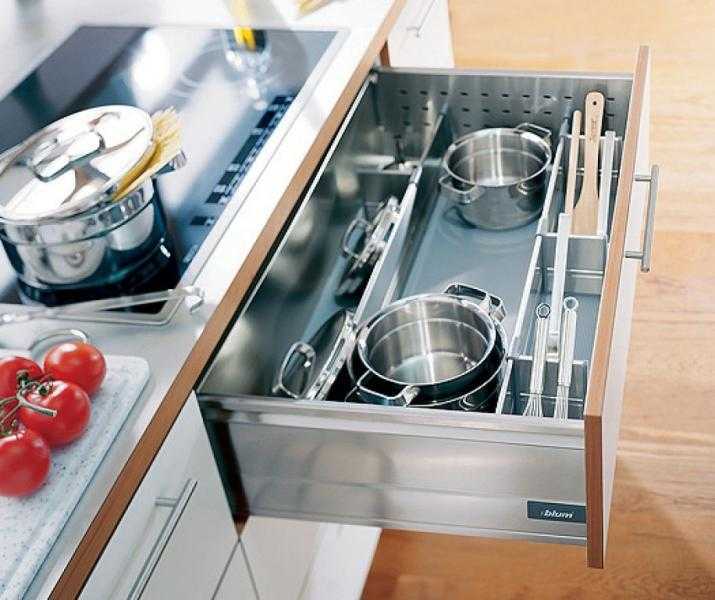 Места хранения на маленькой кухне: 14 лайфхаков для экономии пространства