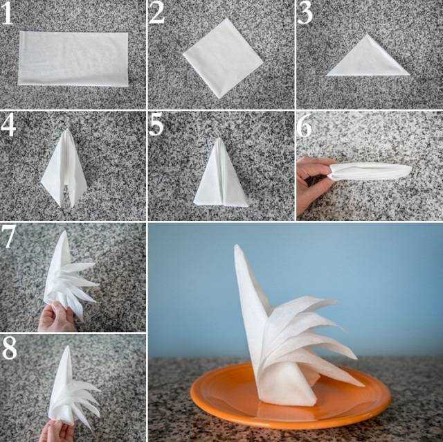 Как красиво сложить салфетки в стакан? как свернуть бумажные салфетки для сервировки стола, как правильно их складывать в салфетницу