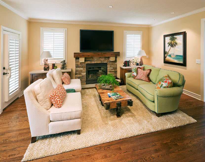 Способы размещения дивана в интерьере комнаты | куда поставить диван?
