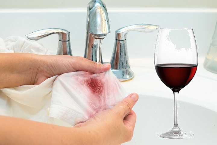 Чем и как отстирать красное вино: способы вывести пятно от вина
