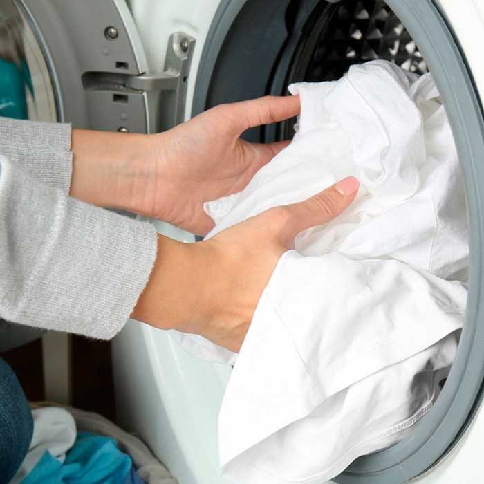 Как отстирать белую рубашку в стиральной машине