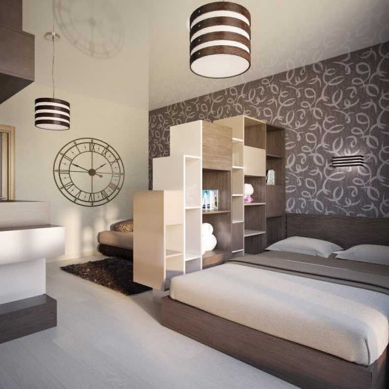 Как разделить комнату на две зоны спальня и гостиная фото: зонирование интерьера, идеи и варианты