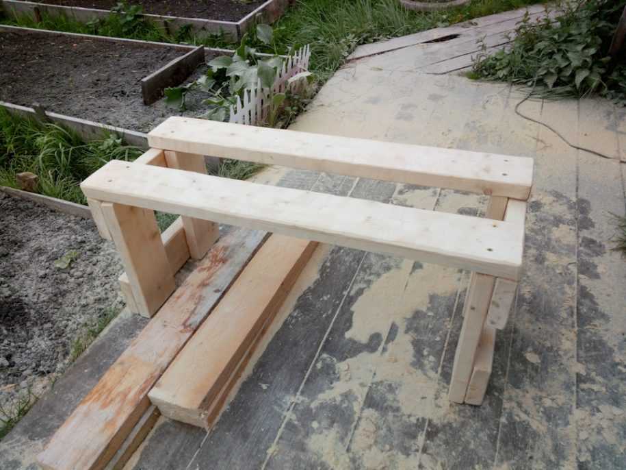 ᐉ скамейка своими руками для дачи из металла, дерева, чертежи лавочки, как сделать, видео - my-na-dache.ru