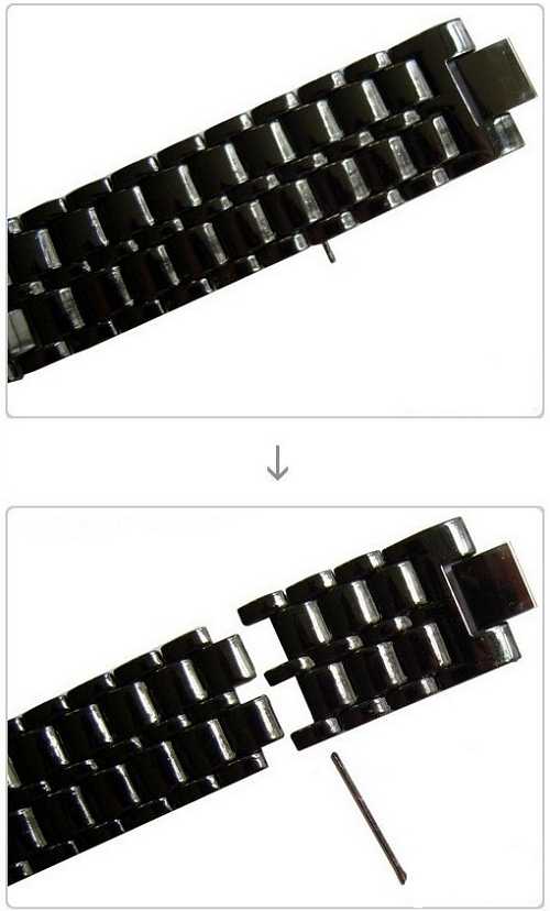 Как укоротить браслет резинку на часах