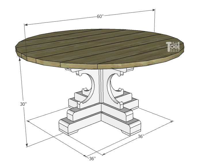 Круглый стол своими руками: дизайн, проекты, схемы и поэтапное описание как сделать и где лучше размещать стол круглой формы (110 фото)