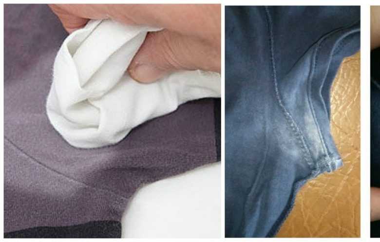 Как избавиться от пятен пота и дезодоранта на одежде из разных тканей