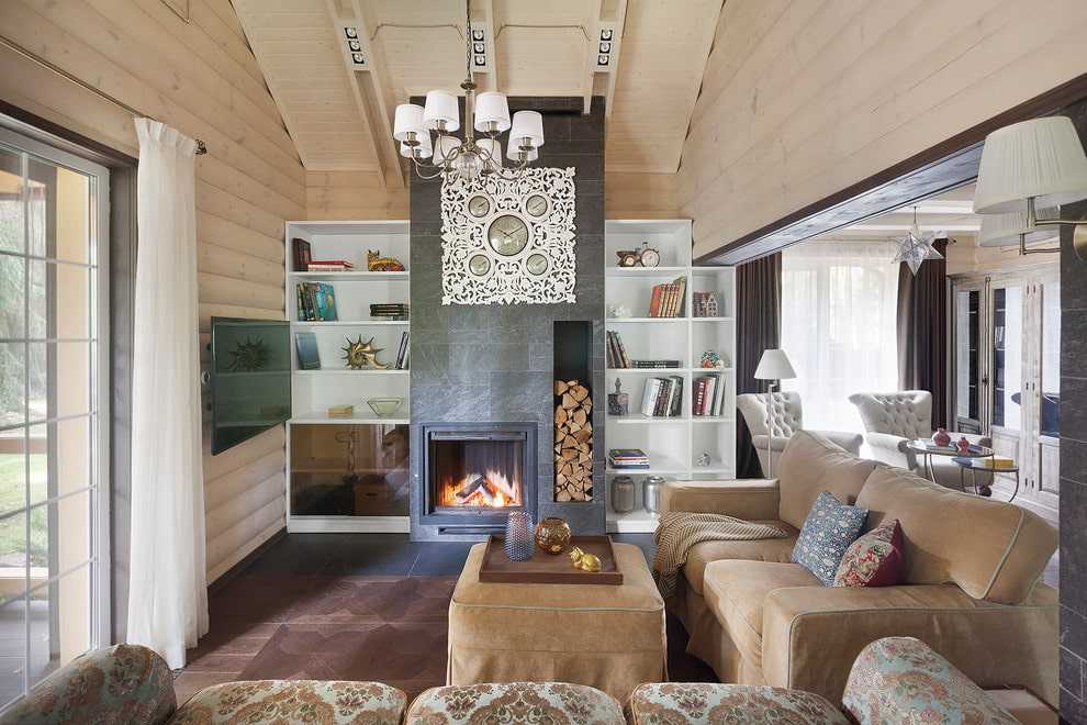 Дизайн дачного дома, современный интерьер маленьких комнат, стильное оформление гостиной просто и со вкусом
 - 35 фото