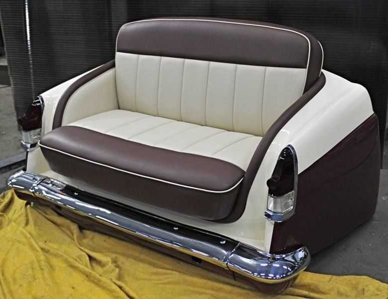 Диван из автомобильных сидений. как старые авто превращаются в красивую мебель диван из заднего сиденья автомобиля своими руками