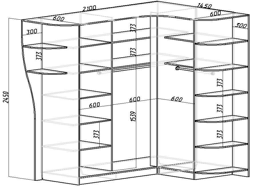Изготовление угловых шкафов-купе своими руками: от схемы до сборки, создание вместительной мебели по индивидуальному расчёту