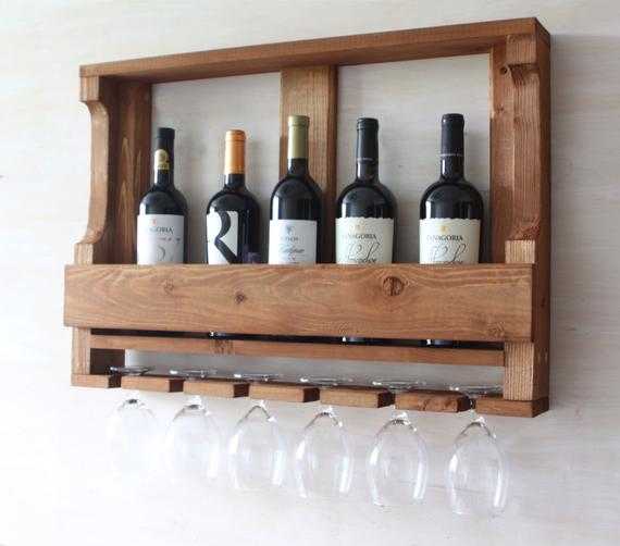 Полка для вина: изготовление шкафа для хранения бутылок, винный стеллаж из дерева