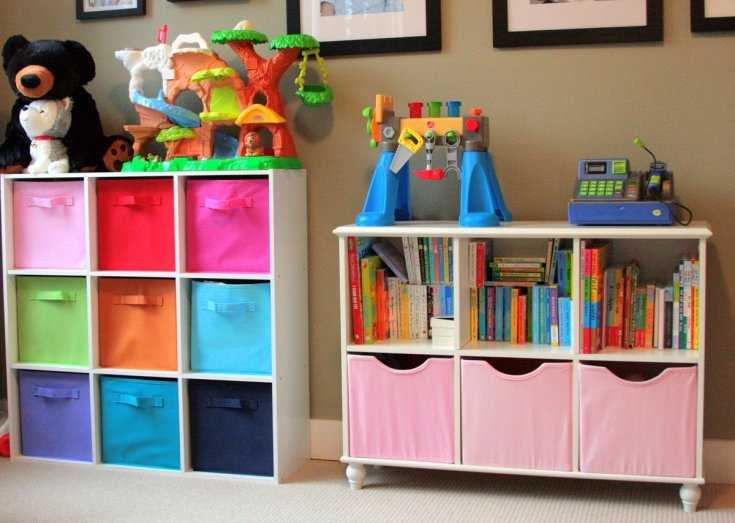 Хранение игрушек: идеи для детской комнаты | домфронт