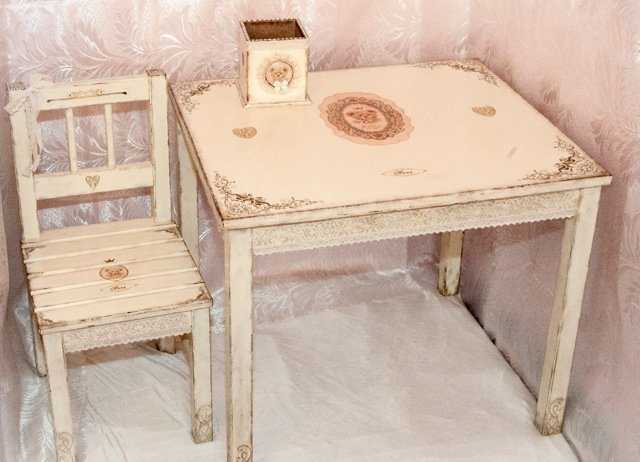 Винтажные столы из подручных материалов: превращение своими руками оконных рам, паллет, других материалов в уникальные предметы интерьера