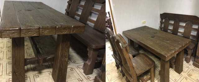 Стол под старину своими руками: простые способы состарить мебель