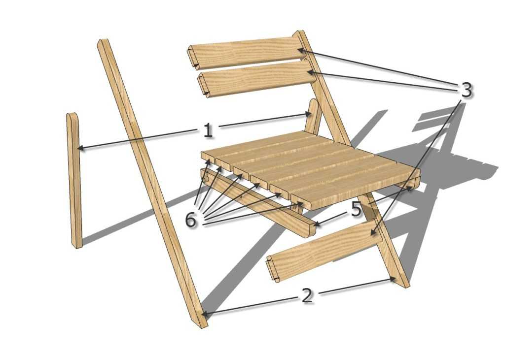 Складной стул из дерева своими руками по чертежу сделать несложно, приготовив хорошие материалы и потратив достаточное количество сил