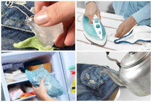 7 быстрых способов убрать жвачку с одежды?