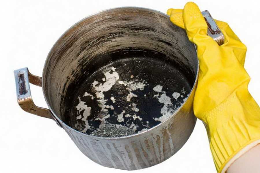 Как почистить алюминиевую кастрюлю от пригоревшего нагара и черноты