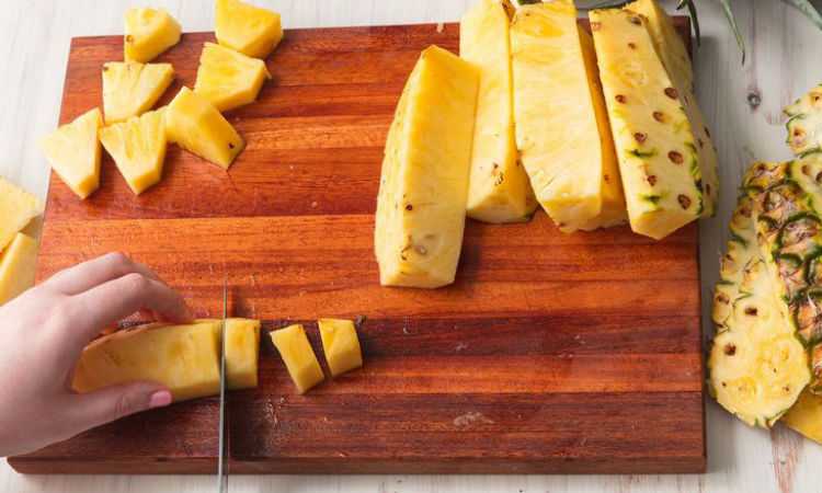 Как порезать ананас: фото, видео