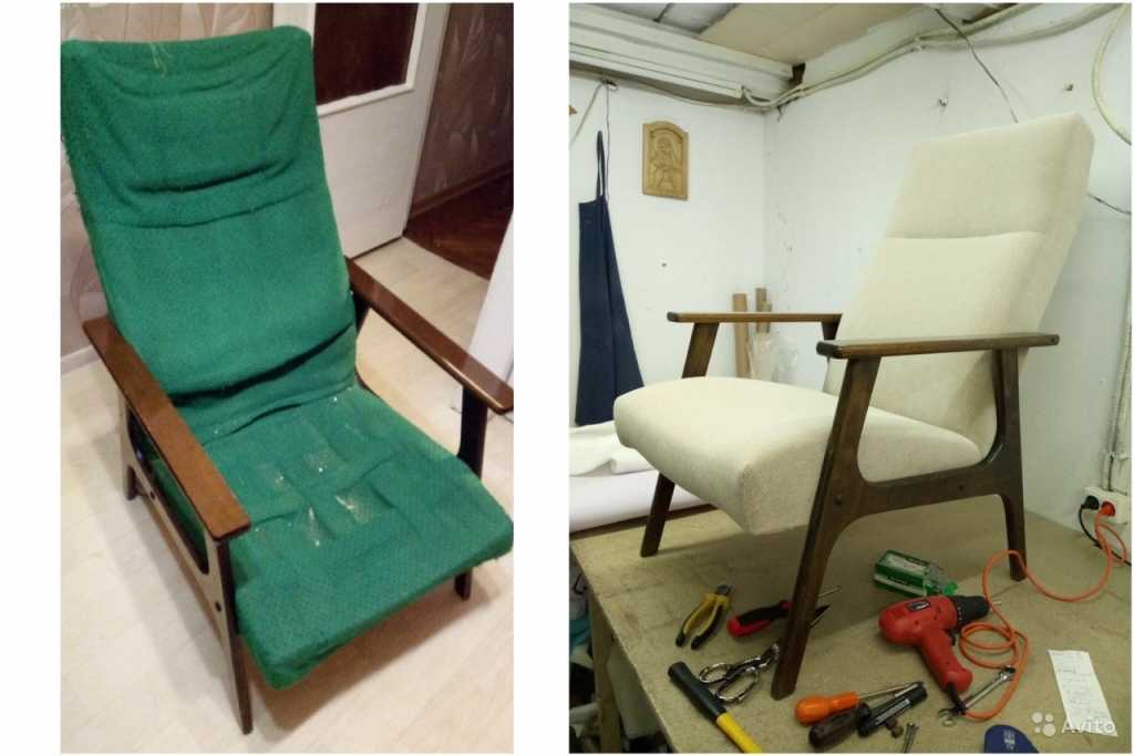 Обновление старого кресла своими руками