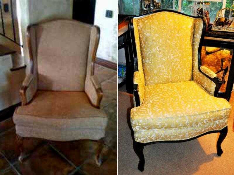 Перетяжка кресла своими руками - как поменять обшивку на старом кресле