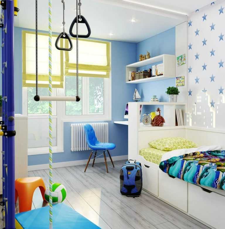 Интерьер комнаты для двух мальчиков разного возраста: планировка, зонирование, дизайн (50+ фото идей)