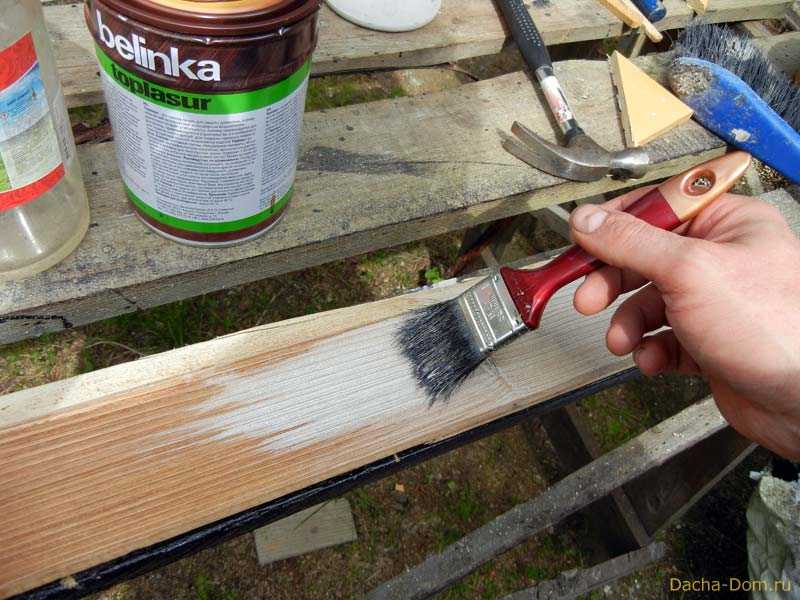 Браширование древесины — состаривание дерева своими руками