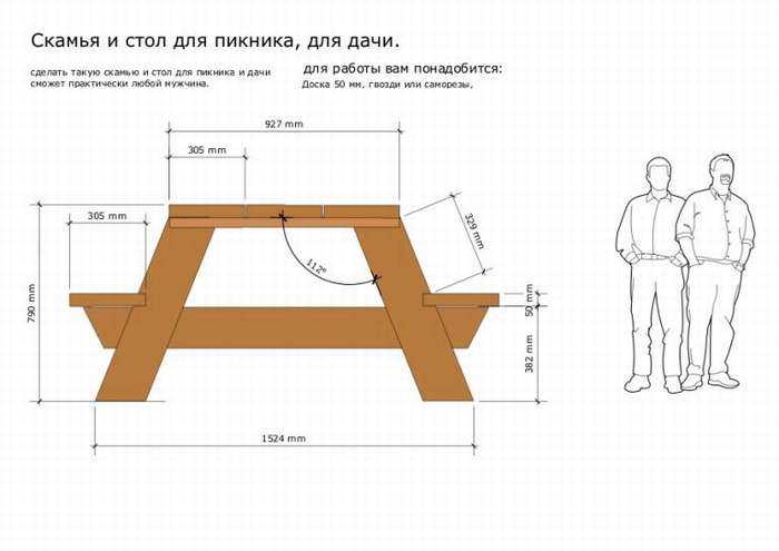 Как сделать скамейку-трансформер своими руками: чертежи, размеры, инструкция