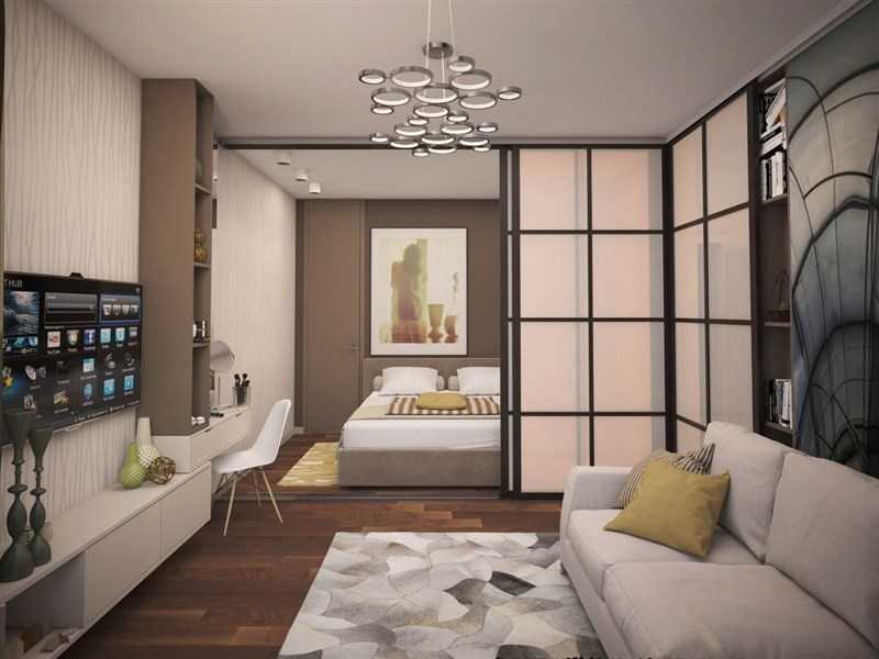 22 варианта как разделить гостиную и спальня: совмещение и зонирование в одной комнате, дизайн