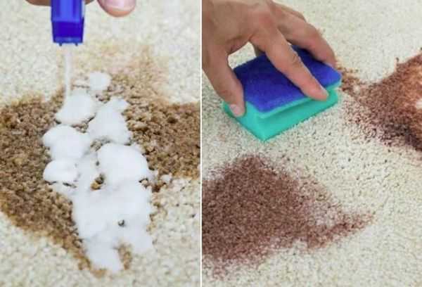 Как очистить ковролин домашними средствами