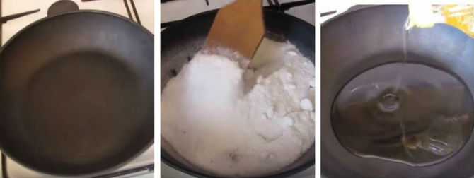 Как прокалить чугунную сковороду? – в духовке или на плите солью и маслом