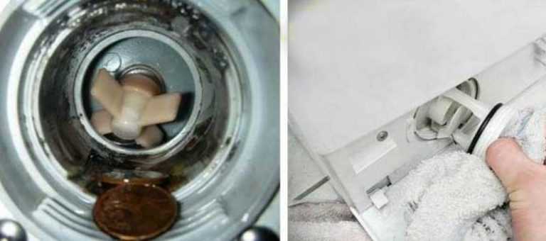 Как почистить сливные трубы стиральной машины