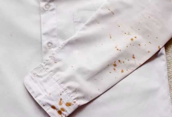 Как отстирать ржавчину с белой одежды в домашних условиях, чем вывести пятна от нее