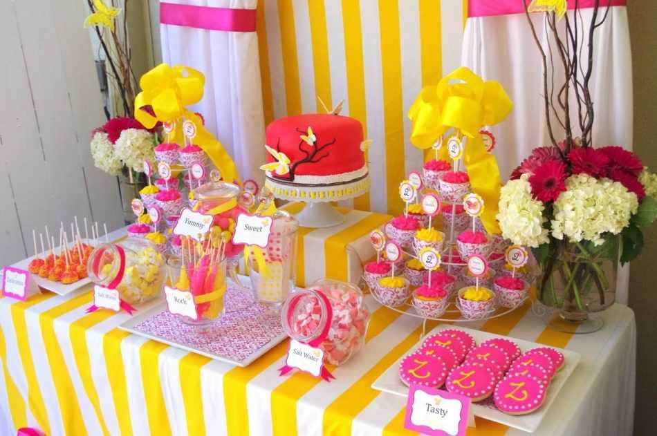 Как украсить стол на день рождения ребенка? 60 фото украшение детского сладкого стола дома для девочки и мальчика, красивое оформление своими руками