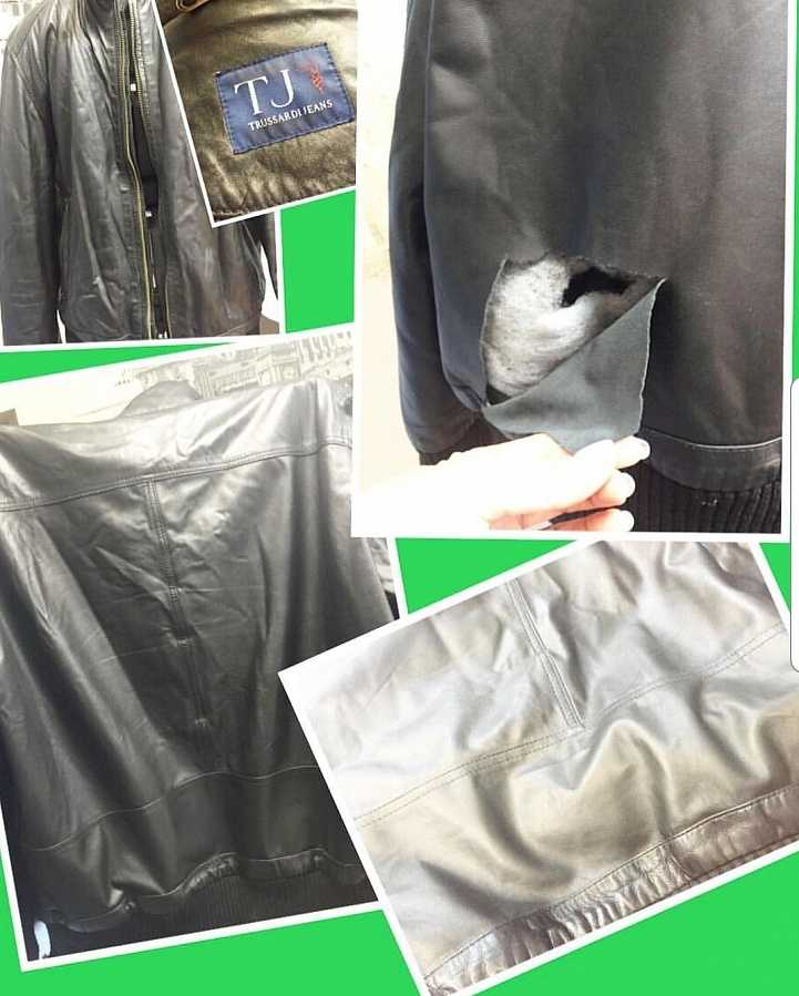 Как заклеить кожаную куртку в домашних условиях, как отремонтировать, если куртка порвалась, заплатка на кожу
