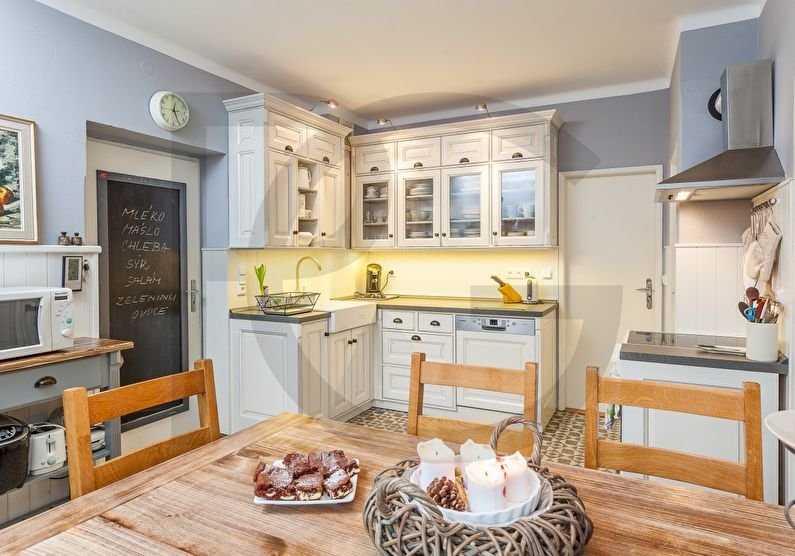 Дизайн маленькой кухни в стиле прованс (25 фото) — 6, 9 и 10 кв. метров