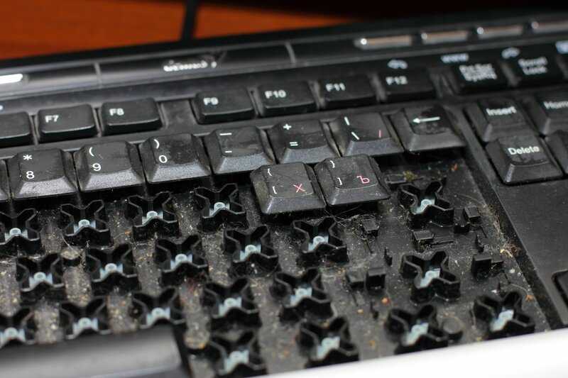 Компьютерная клавиатура - как правильно помыть