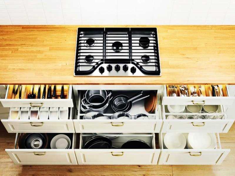 Как рационально хранить кастрюли на кухне – правила и идеи хранения