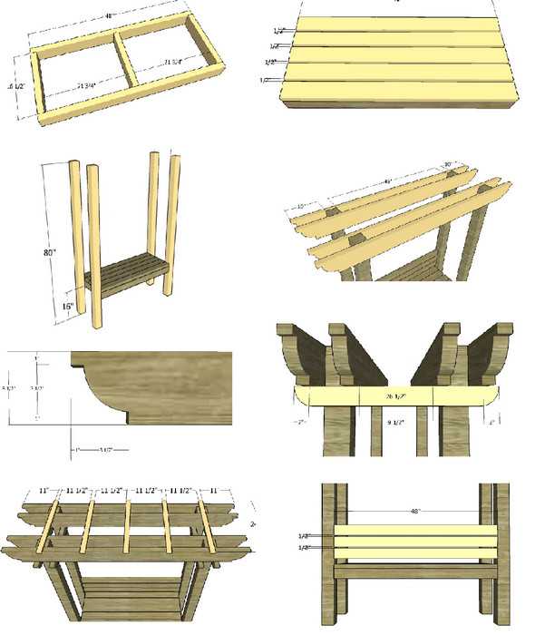Изготовление дачной скамейки своими руками из дерева – не сложная задача. Мы предлагаем простые чертежи и понятные инструкции по сборке лавочек для сада.