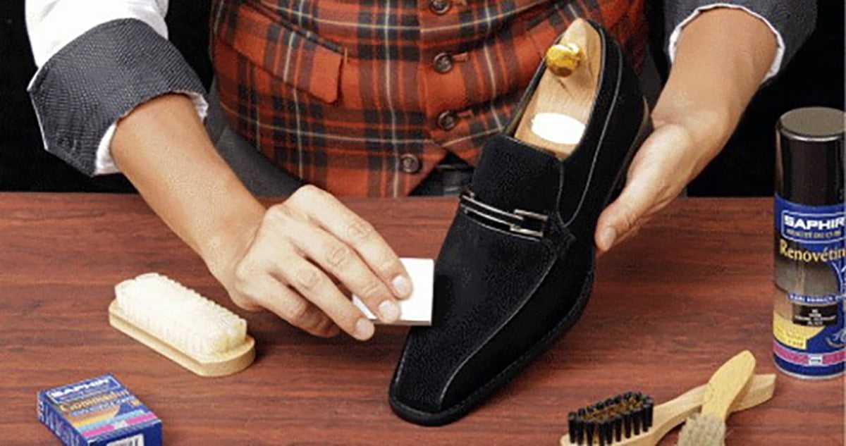 Как почистить замшевую обувь в домашних условиях: советы, способы избавления от пыли и грязи, народные методы