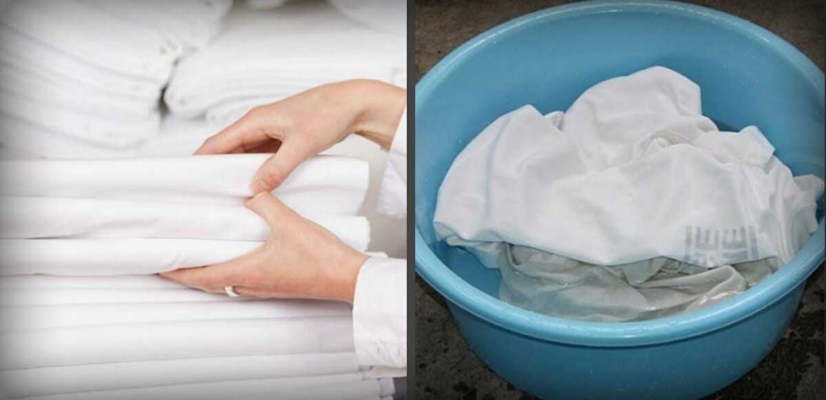 Как отбелить белую рубашку в домашних условиях - пожелтела