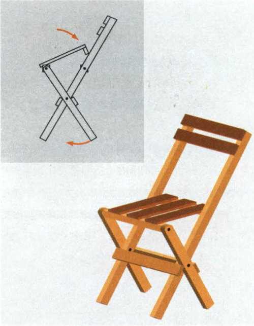 Простой способ сделать стул-стремянку своими руками по предложенному чертежу с размерами