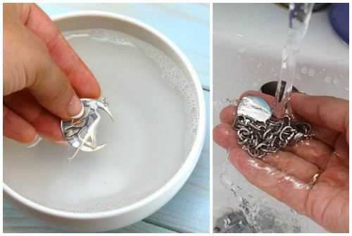 Как почистить серебро в домашних условиях, чем быстро очистить серебро от черноты, средство для очистки