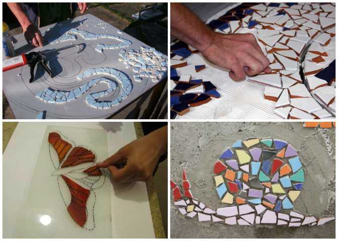 Столешница из мозаики: выбор материала и особенности создания своими руками. как сделать столешницу на кухне из мозаики декорирование стола мозаикой своими руками