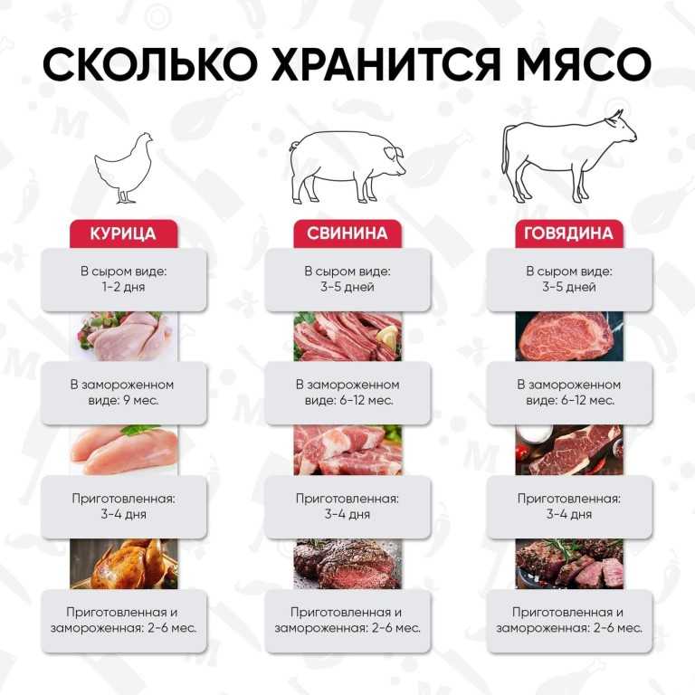Правила хранения мяса в холодильнике