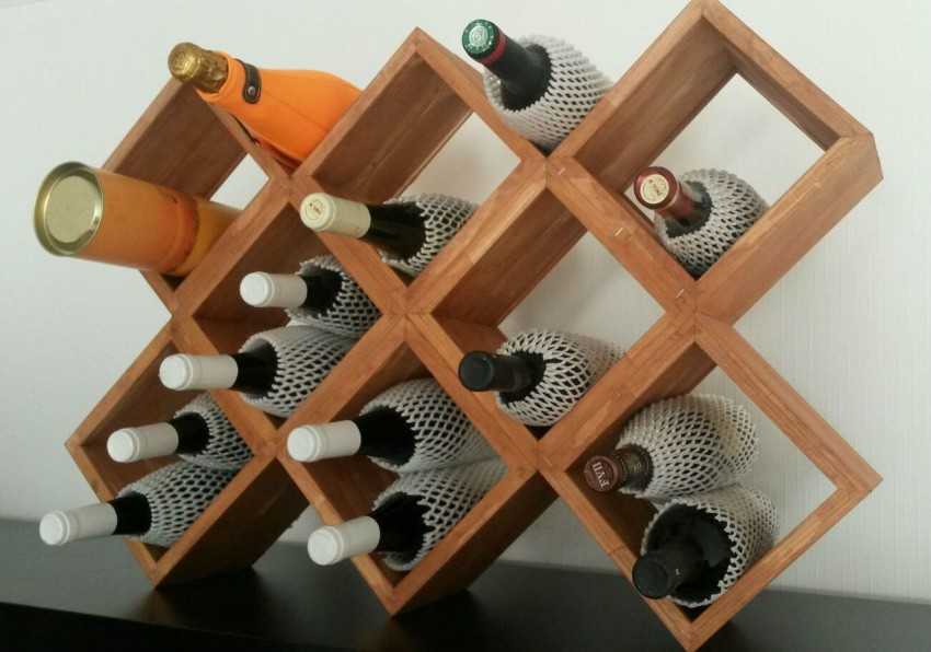 Как своими руками делать маленькие и большие полки для домашней коллекции вина Для чего нужны винные полки Полки из труб ПВХ и паллет