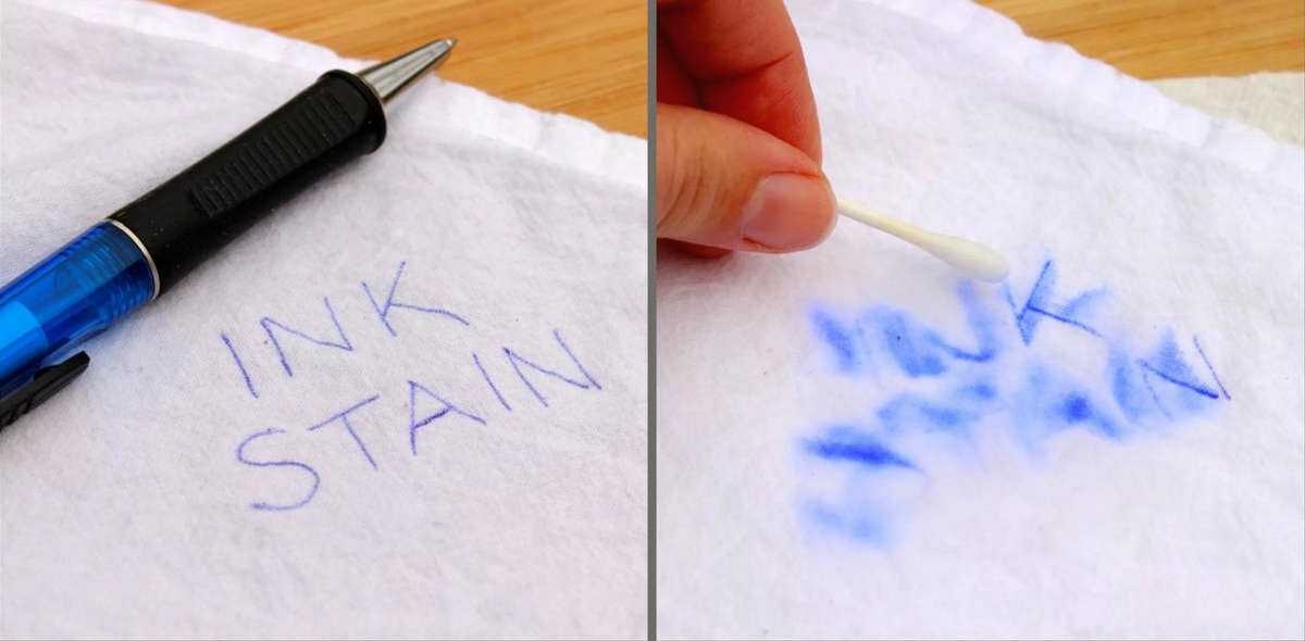 Как стереть чернила от ручки с бумаги без следов в домашних условиях?