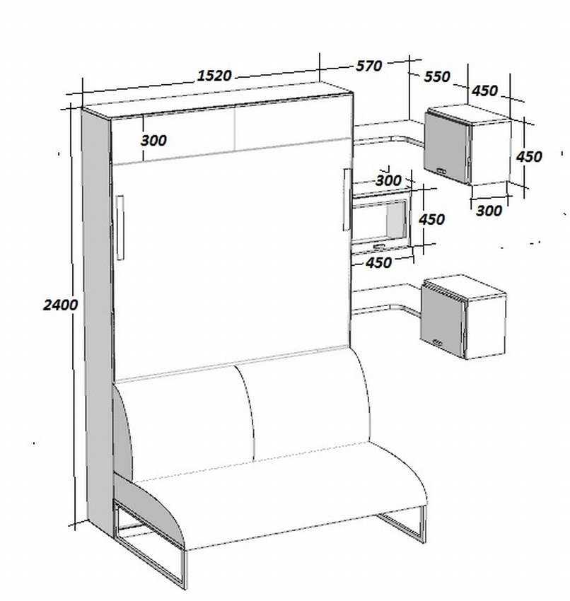 Кровать-трансформер для малогабаритной квартиры (60 фото): кровать-стол и кресло-кровать, кровать-комод и шкаф-кровать в комнате
