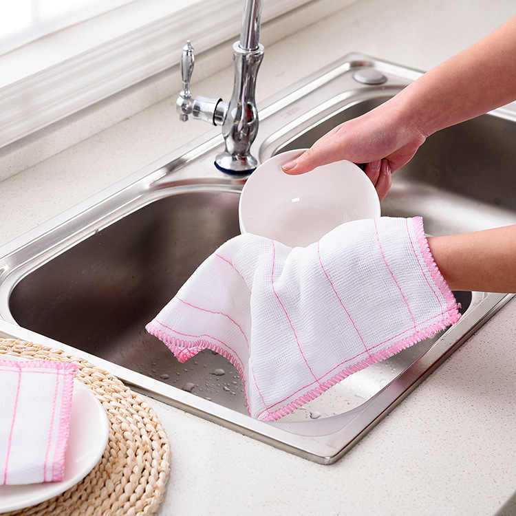 Как вернуть чистоту кухонным полотенцам: тонкости стирки